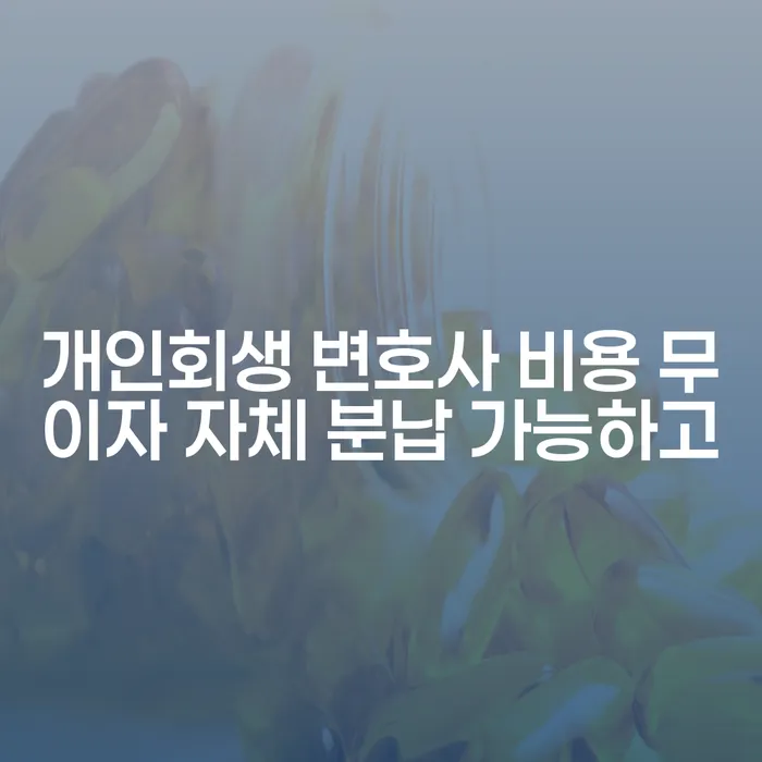 성주군 개인회생 개인회생으로 해결 문제를 해결