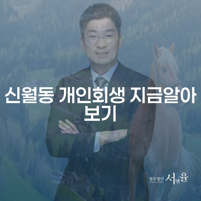 신월동 개인회생 지금알아보기