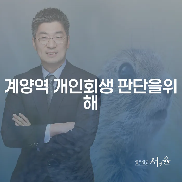 계양역 개인회생 판단을위해